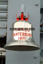 ID 1120 HMNZS CANTERBURY (F-421) - The ship's bell.